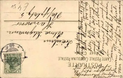 Künstler Ak Klein, C., Biene, Blühender Baum, Blüten