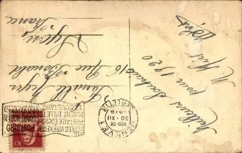 Passepartout Künstler Ak Gutes Jahr, Jagd