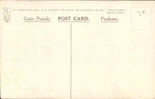 Ak England, Jagdszene, Hunde