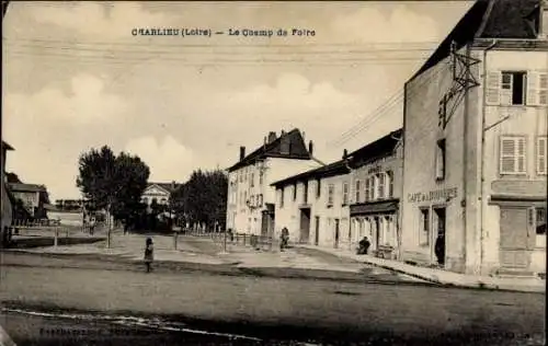 Ak Charlieu Loire, Le Champ de Foire