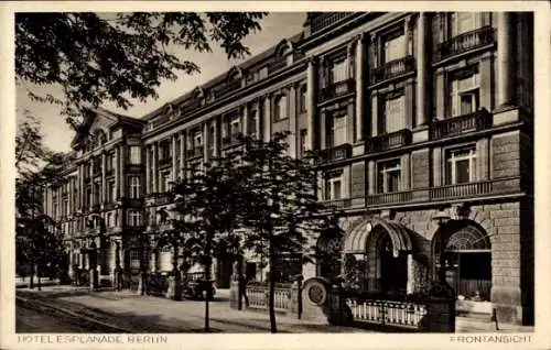 Ak Berlin Tiergarten, Hotel Esplanade, Bellevuestraße 16-18a