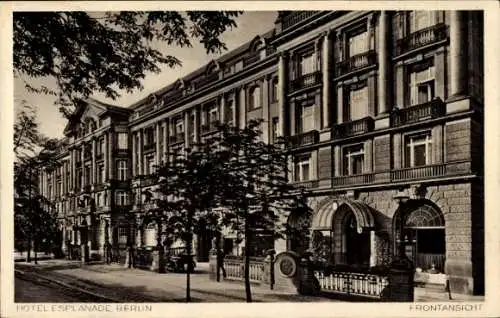 Ak Berlin Tiergarten, Hotel Esplanade, Bellevuestraße 16-18a
