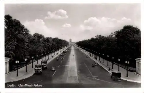 Ak Berlin Tiergarten, Ost-West-Achse