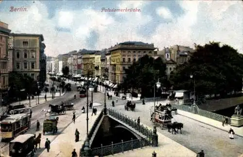 Ak Berlin Tiergarten, Potsdamerbrücke
