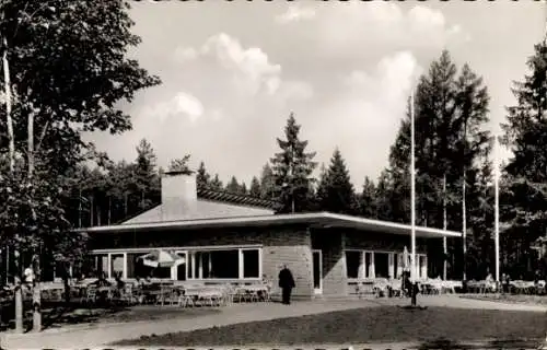 Ak Pfungstadt, Autobahn Rasthaus Pfungstadt West
