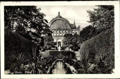 Ak Köln am Rhein, Flora, Garten