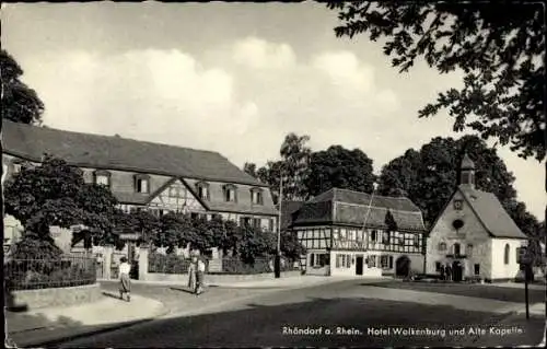 Ak Rhöndorf Bad Honnef am Rhein, Hotel Wolkenburg, Alte Kapelle
