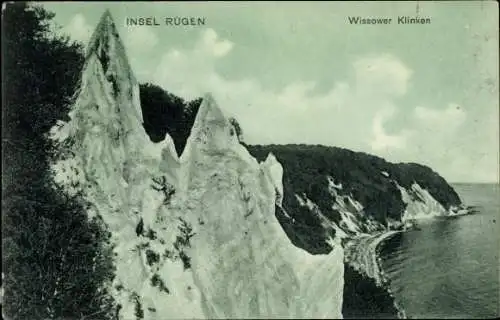 Ak Insel Rügen, Wissower Klinken