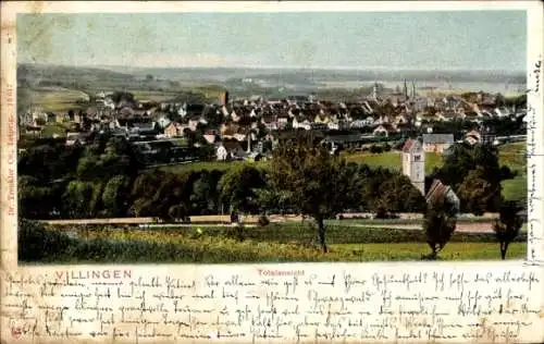 Ak Villingen im Schwarzwald, Gesamtansicht