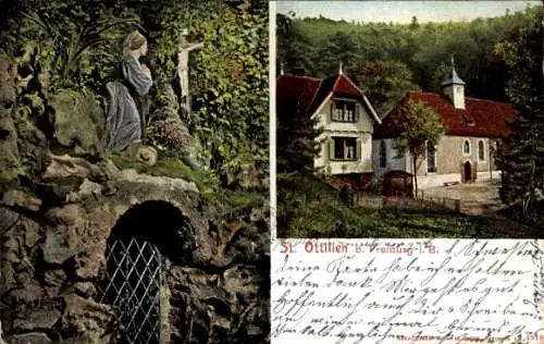 Ak Waldsee Freiburg im Breisgau, Waldheiligtum Sankt Ottilien