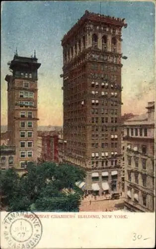 Ak New York City USA, Way Chambers Building,   Architektur, 