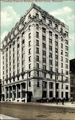 Ak Montreal Québec Kanada, Canadian Express Building, McGill Street, Montreal