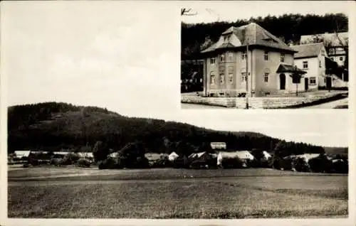 Ak Talpenberg Elstra in der Oberlausitz Sachsen, Gesamtansicht, Gebäude