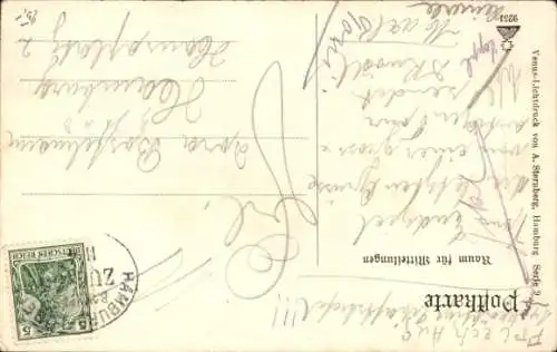 Passepartout Ak Ahrensburg in Holstein, Amtsgericht, Engel