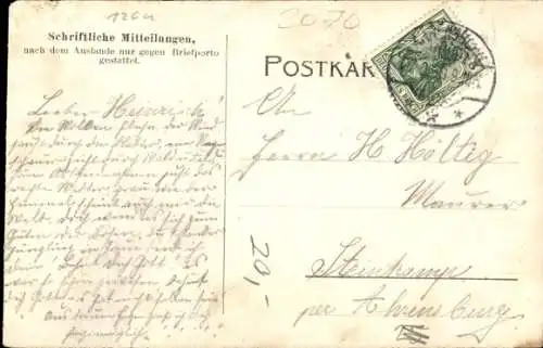 Ak Ahrensburg in Holstein, Café und Konditorei