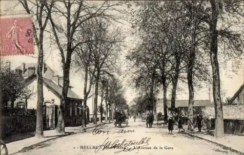 CPA Bellac Haute Vienne, Avenue de la Gare