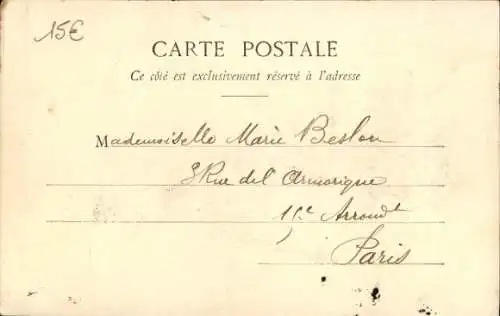 Ak Poitiers Vienne, Straßenszene, Häuser, Personen, klare Aufnahme