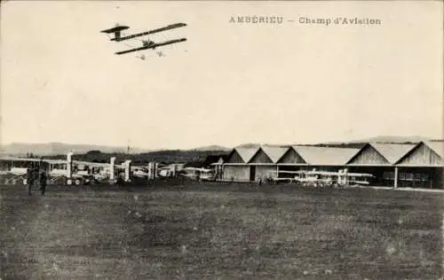 Ak Amberieu en Bugey Ain, Flughafen, Flugzeuge
