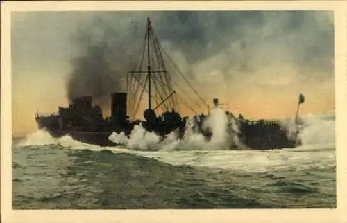 Ak Deutsches Kriegsschiff, Hochseetorpedoboot