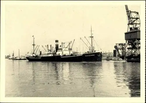 Ak Kaliningrad Königsberg Ostpreußen, Schiff Felix Heumann, Reederei Poseidon