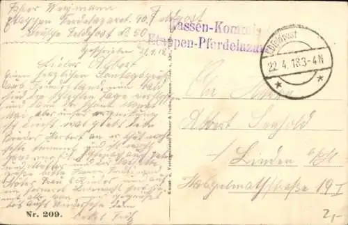 Ak Deutsche Soldaten in Uniformen, Kasino hinter der Feuerlinie