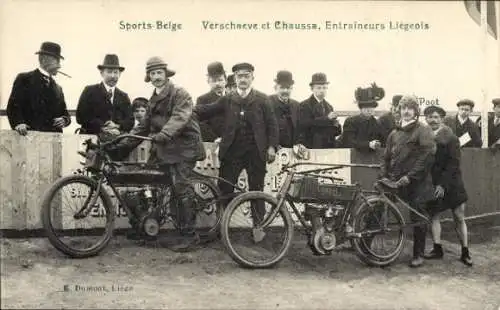CPA Sports-Belge, Verschaeve et Chaussa, Entraineurs Liegeois