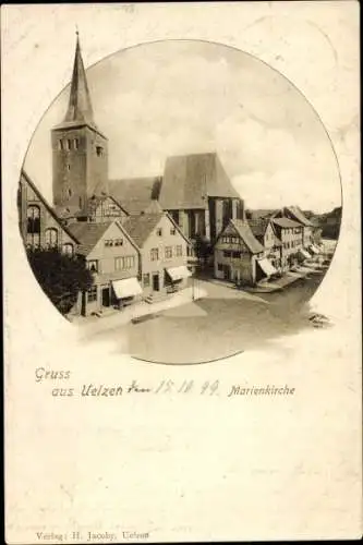 Ak Uelzen in Niedersachsen, Marienkirche