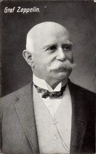 Ak Ferdinand Graf von Zeppelin, Portrait