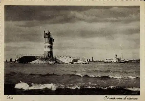 Ak Friedrichsort Kiel, Leuchtturm