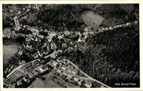 Ak Bad Grund im Harz, Fliegeraufnahme