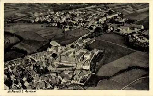 Ak Lichtenau in Mittelfranken, Fliegeraufnahme