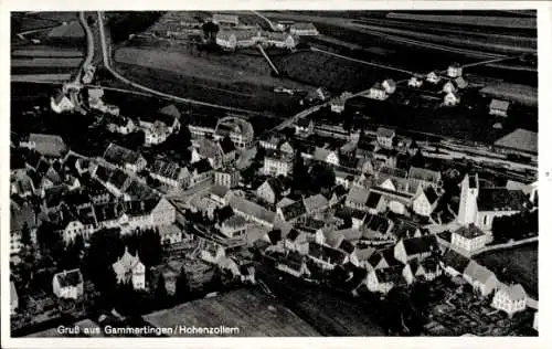 Ak Gammertingen im Kreis Sigmaringen, Fliegeraufnahme