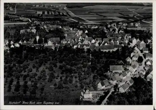 Ak Hochdorf Nagold im Schwarzwald, Fliegeraufnahme