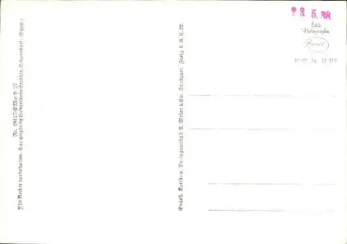 Ak Obertheres Theres in Unterfranken, Fliegeraufnahme