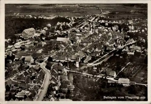 Ak Balingen in Württemberg, Luftaufnahme von   Gebäude, Stadtansicht
