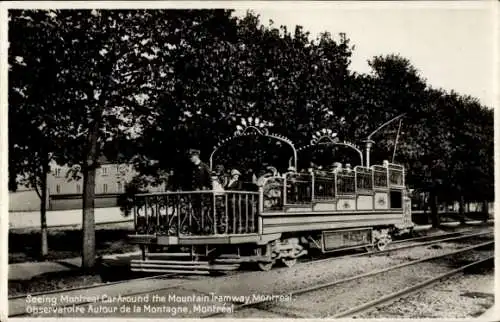 PC Montreal Quebec Canada, Seeing Montreal CarAround the Mountain Tramway