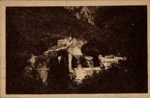 Ak Băile Herculane Herkulesbad Rumänien, Gesamtansicht, Luftbild