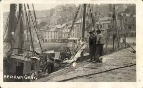 Foto Ak Brixham Devon England, Quay
