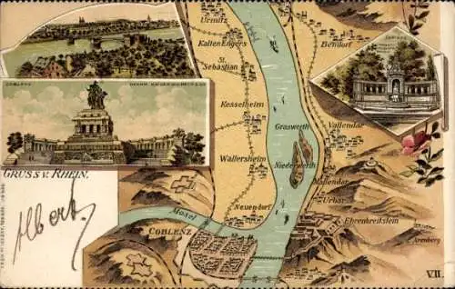 Ak Koblenz am Rhein