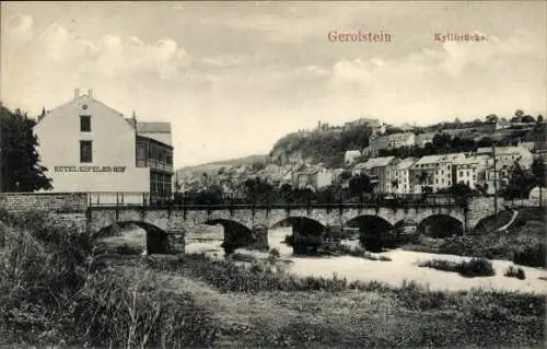 Ak Gerolstein in der Eifel, Kyllbrücke