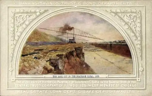 PC Chicago Illinois USA, The Rock Cut in the Drainage Canal