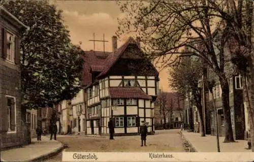 Ak Gütersloh in Westfalen, Küsterhaus
