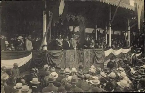 Ak Hannover, 27. Wanderausstellung 1914, Eröffnungsfeier