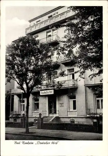 Ak Bad Nauheim in Hessen, Hotel Deutscher Hof