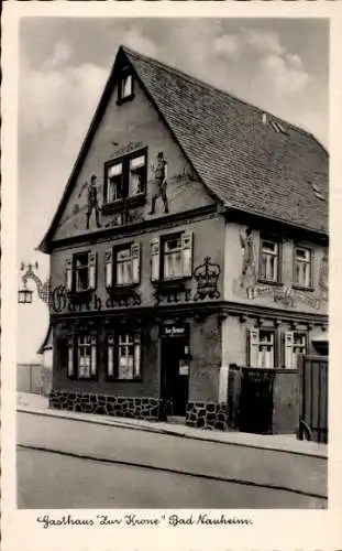 Ak Bad Nauheim in Hessen, Gasthaus Zur Krone