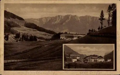 Ak Wildbichl Tirol, Gasthof, Landschaft