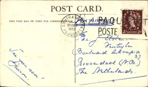 Ak Dampfer Capetown Castle, United States Lines USL