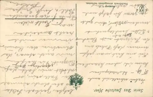 Ak Soldaten im Schützengraben, I WK