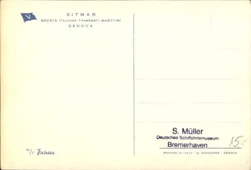Ak Dampfer Fairsea, SITMAR