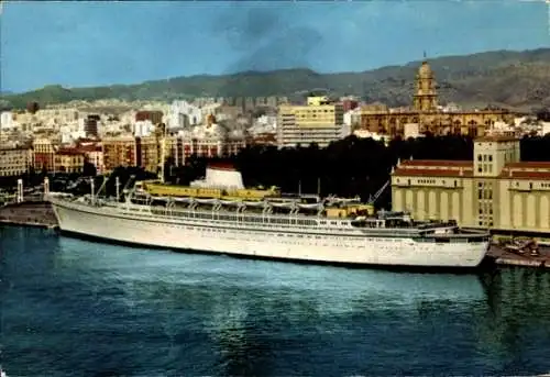 Ak Dampfer Cristoforo Colombo, Italian Line